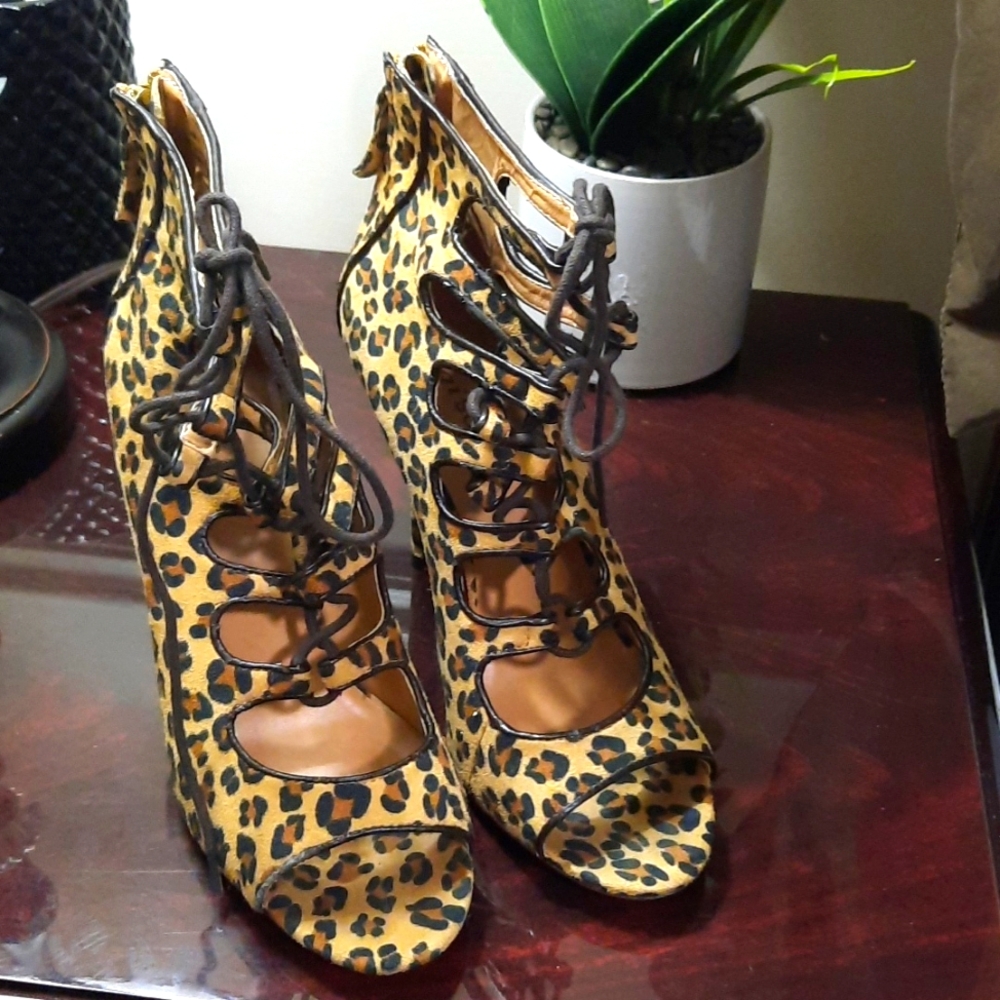 Zigi Soho Brown and Black High Heel Booties